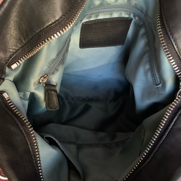 Coach Black soft Leather Shoulder Bag - Picture 4 of 11